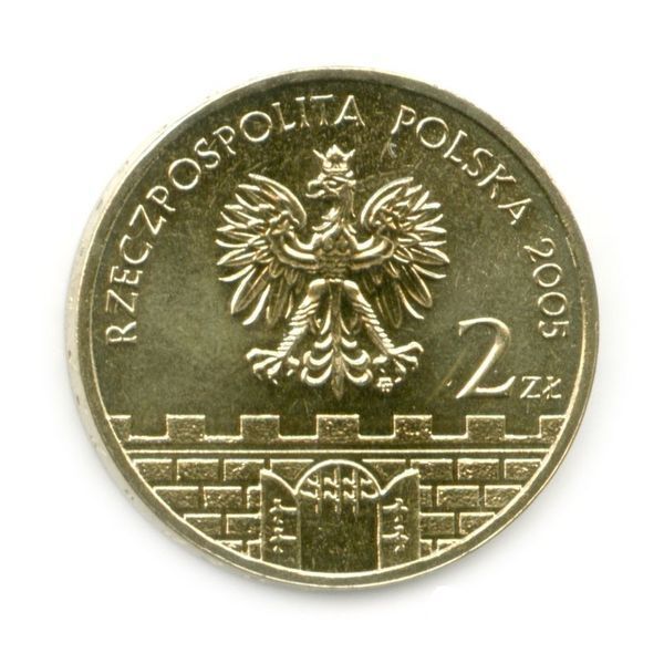 Монета Польща 2 злотих 2005 &laquo;Стародавні міста Польщі - Гнєзно&raquo; F-VF (Y#564) М05402 фото
