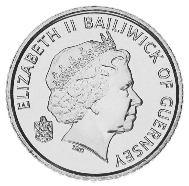 Isle of Man 2 pounds 2011 Bimetal UNC Round Tower Peel Castle