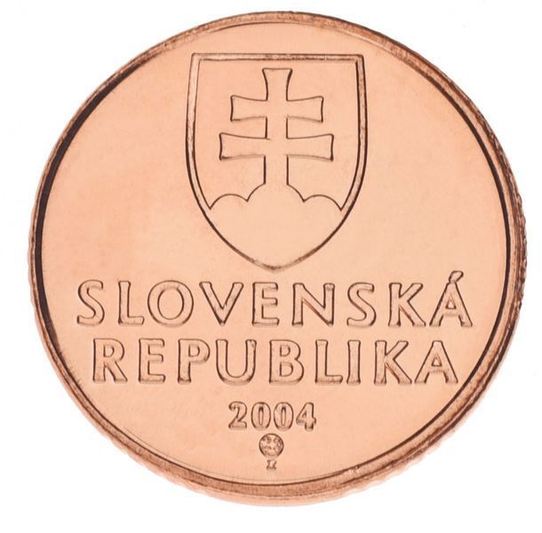 Slovakia 50 hellers 2004 UNC