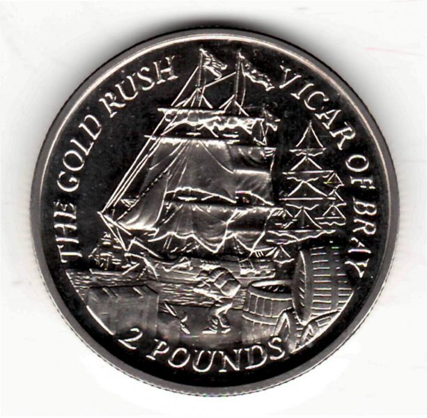 South Georgia and the South Sandwich Islands 2 pounds 2000 UNC