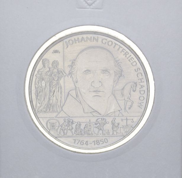 Germany 10 euro 2014 "Johann Gottfried Schadov" UNC (KM # 329)