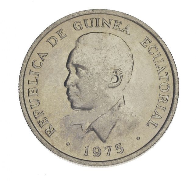 Equatorial Guinea 10 ecule 1975 F-VF