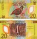 Banknote Samoa 20 tala 2023 (2024) Polymer UNC Bird (Pnew)