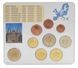 Набір монет Німеччина набір з 9 монет євро 2006 UNC A 1, 2, 5, 10, 20, 50 євроцентів, 1, 2 євро, пам'ятна 2 євро Блістер М23499 фото 2