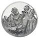 Медаль США Пам'ятна медаль 1972-1976 Срібло Proof Рембрандт - Кораблебудівник з дружиною (Ag 925, 67 грам) М21278 фото 3