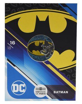 Монета Франція 10 євро 2025 Срібло UNC Комікси DC - 16\18 - Batman - Бетмен М24216 фото