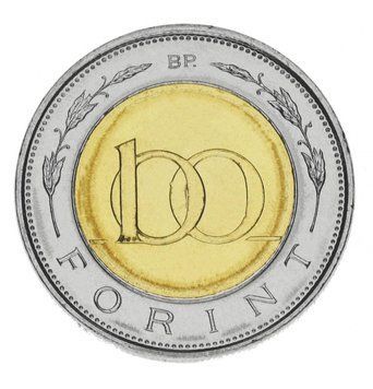 Угорщина 100 форинтів 1997 Біметал UNC М15041 фото