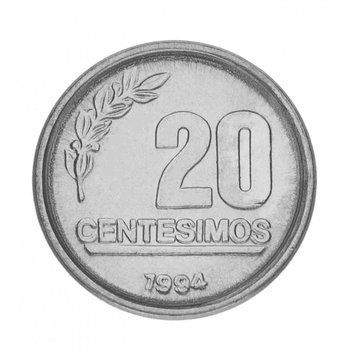 Уругвай 20 сентесімо 1994 UNC М15305 фото