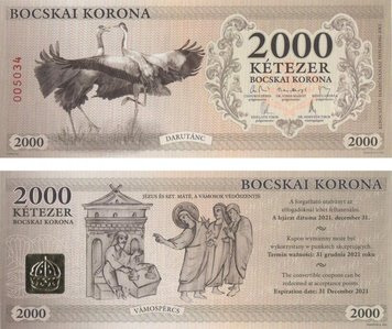 Hungary 2000 CZK 2017 UNC Local currency