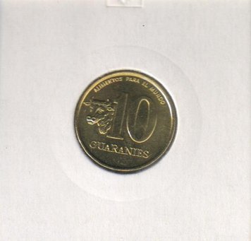 Paraguay 10 Guarani 1990 UNC (KM # 178)