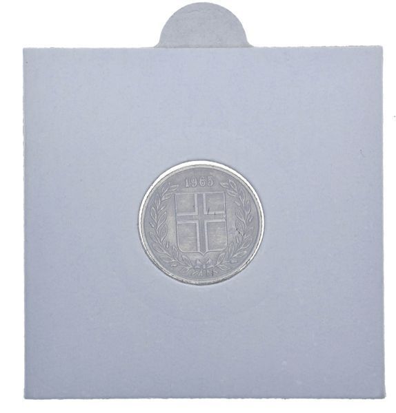 Coin Iceland 25 air 1965 F-VF