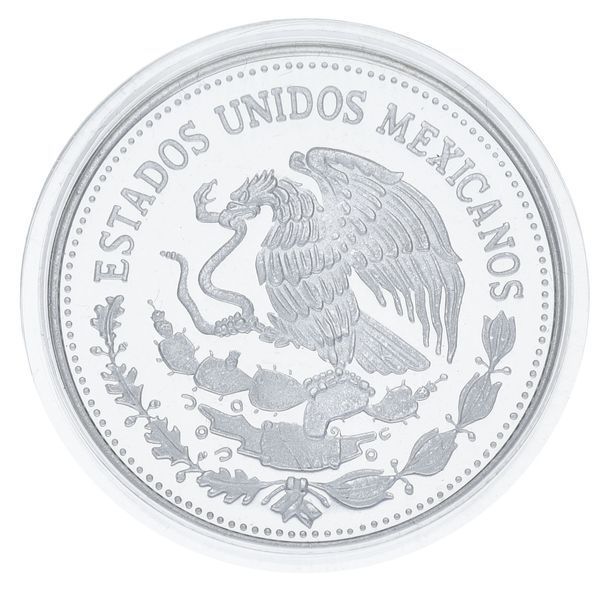 Coin Mexico 25 Pesos 1986 Silver Proof FIFA World Cup in Mexico 1986 &mdash; Ball in the Goal