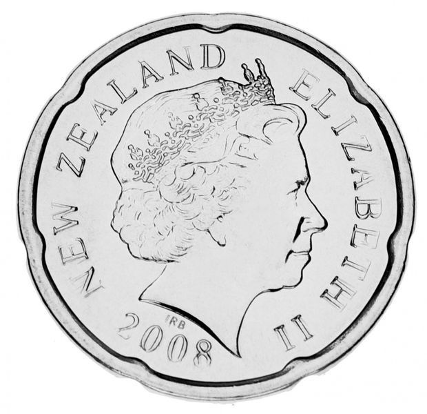 Нова Зеландія 20 центів 2008 UNC М14217 фото