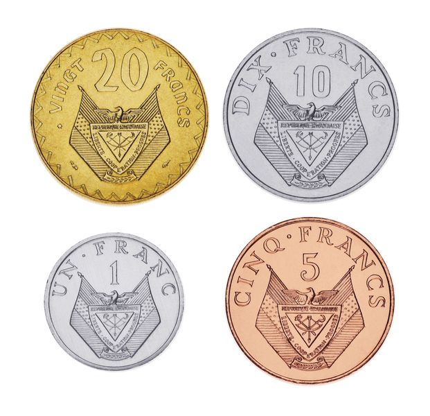 Руанда набір з 4 монет 1977-1987 UNC 1, 5, 10, 20 франків М16954 фото