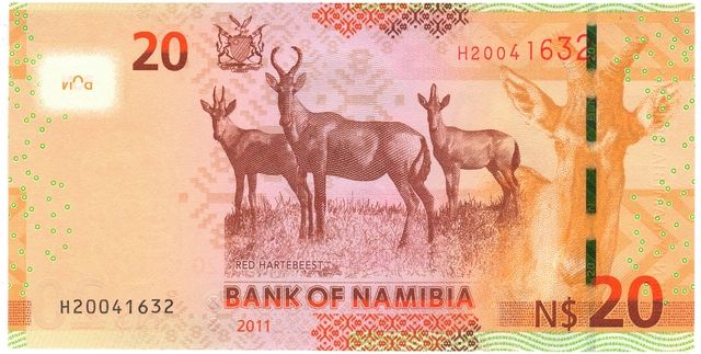 Namibia $ 20 2011 UNC (P12a)