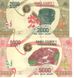 Madagascar set of 8 banknotes 2017 UNC 100, 200, 500, 1000, 2000, 5000, 10000, 20,000 ariary