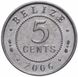 Belize 5 cents 2006 UNC (KM # 34a)