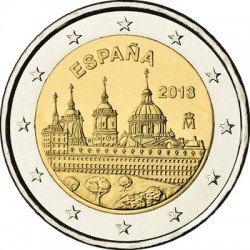 Испания 2 евро 2013 «Эскориал» UNC (KM#1305) М00146 фото