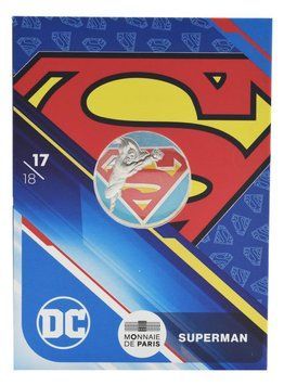 Монета Франція 10 євро 2025 Срібло UNC Комікси DC - 17\18 - Superman - Супермен М24217 фото