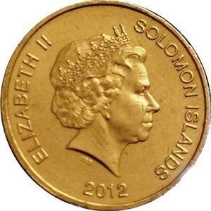 Монета Соломоновы острова 2 доллара 2012 UNC (KM#239) М07075 фото