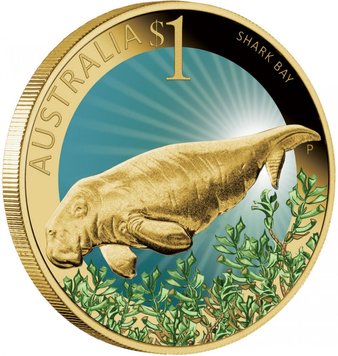 Australia 1 dollar 2010 Meet Australia - Shark Bay UNC (KM # 1387)