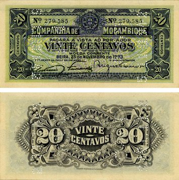 Мозамбік 20 сентаво 1933 UNC Б07743 фото