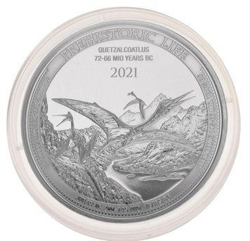 Демократична республіка Конго 20 франків 2021 Срібло UNC Динозаври - Птеродактиль М16893 фото