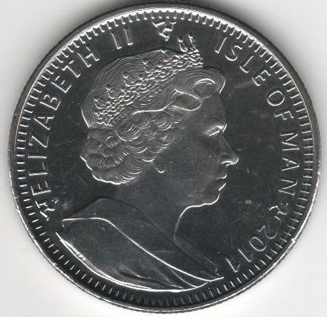 Острів Мен 1 крона 2011 &laquo;Кот.&nbsp;Кішка &raquo;UNC (KM#1440) М08323 фото
