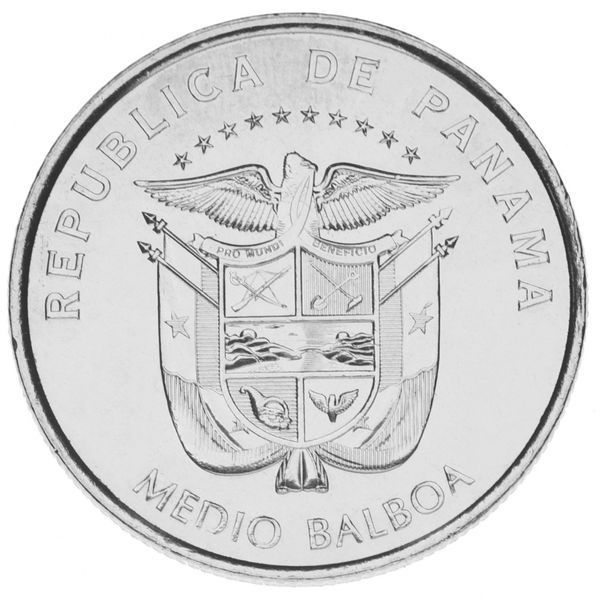Coin Panama 0.5 balboa 2019 UNC Reservoir of the Monastery of La Concepcion