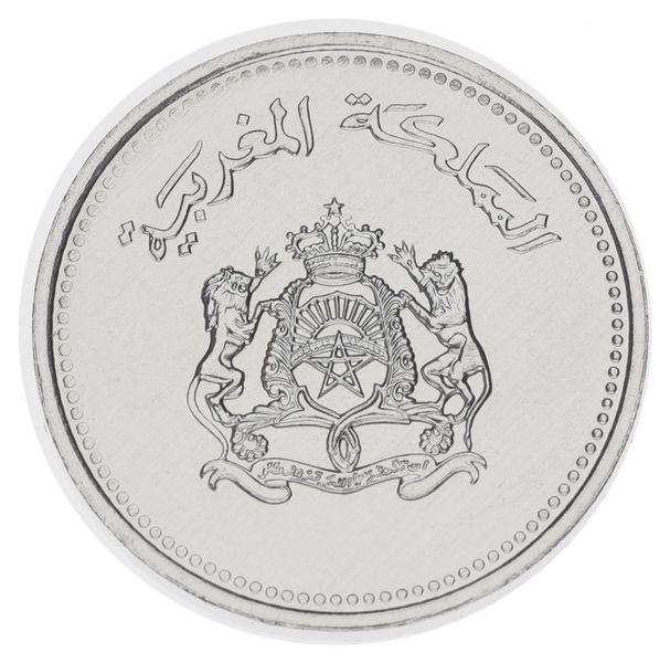 Coin Morocco 1 centime 1987 AU-UNC FAO FAO Fish (Y # 93)