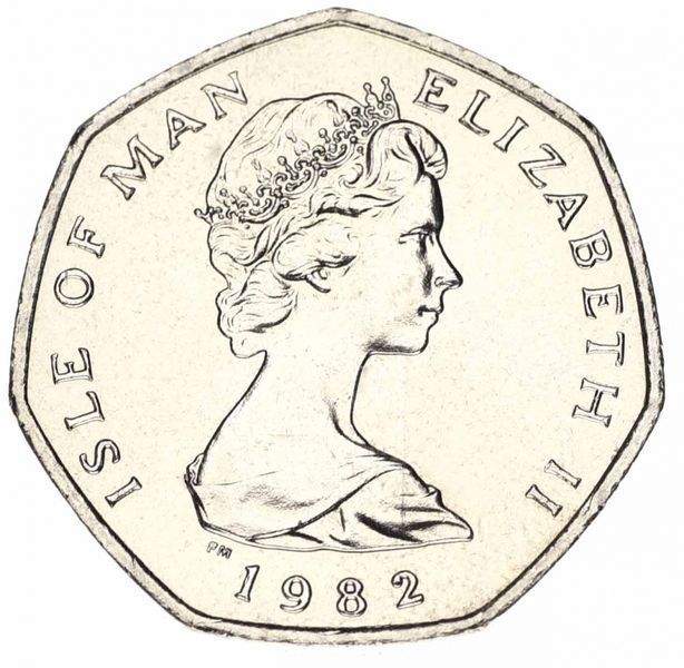 Isle of Man 20 pence 1982-1983 AU-UNC