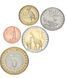 Coins set South Sudan set of 5 coins 2015 UNC 10, 20, 50 piastres, 1, 2 pounds