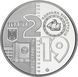 Монета Україна 5 гривень 2019 UNC 100 років Одеській кіностудії (з блоком марок) у сувенірній упаковці М22354 фото 6