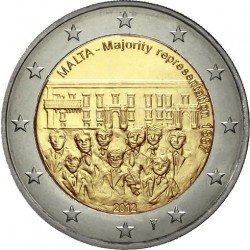 Malta 2 euro 2012 "Majority Council" UNC (KM # 145)