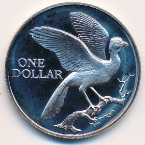 Trinidad and Tobago 1 dollar 1972 VF (KM # 14)