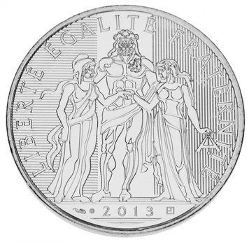 Монета Франція 10 євро 2013 &laquo;Геркулес&raquo; Срібло UNC (KM#2073) М03037 фото