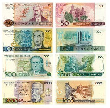 Бразилія набір з 4 банкнот &laquo;50, 100, 500, 1000 крузейро&raquo; UNC Б03811 фото