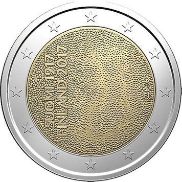 Монета Фінляндія 2 євро 2017 &laquo;100-річчя незалежності Фінляндії&raquo; UNC М06335 фото