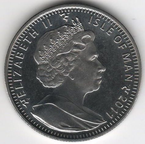 Isle of Man 1 crown 2011 "Motorcycle TT" UNC (KM # 1455)