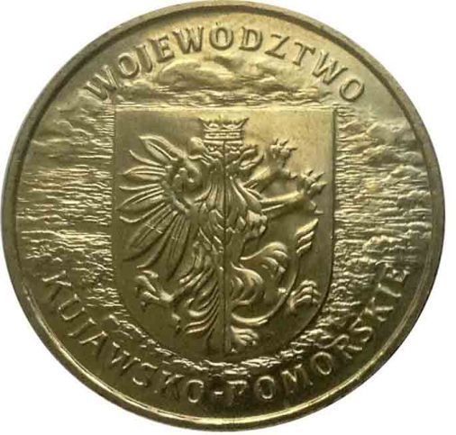 Монета Польща 2 злотих 2004 VF-AU Поморське воєводство (Y#492) М05994 фото