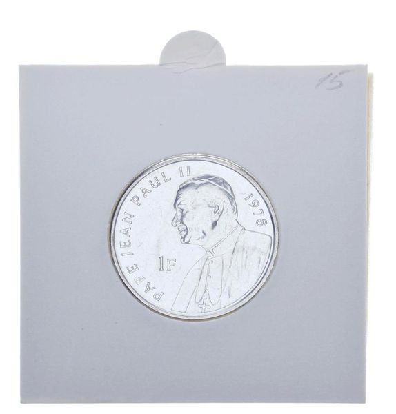 Democratic Republic of the Congo 1 franc 2004 AU-UNC Pope John Paul II