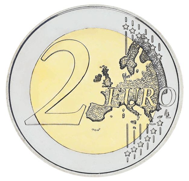 Coin Germany 2 euro 2002 Bimetal AU-UNC A