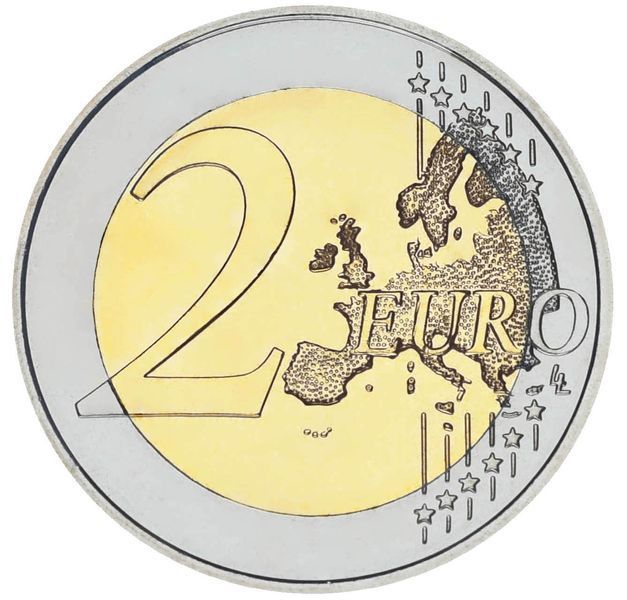 Німеччина 2 євро 2022 Біметал UNC D Федеральна земля Тюрінгія. Замок Вартбург М17093 фото