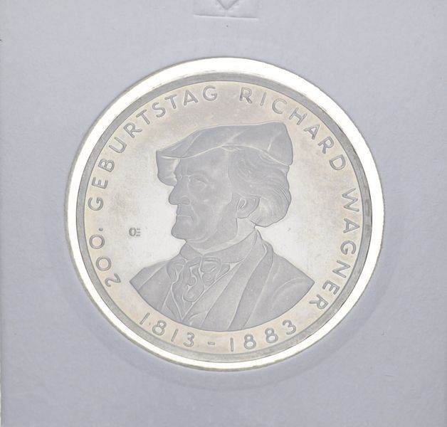 Coin Germany 10 euro 2013 UNC Composer Richard Wagner