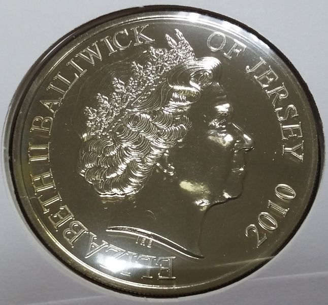 Джерсі 5 фунтів 2010 «Битва за Британію - Дое» UNC М08729 фото