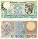 Banknote Italy 500 lire 1974 UNC (P94)