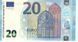 Banknote France 20 Euro 2015 UA U003 UNC