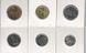 Fiji set of 6 coins 2012-2014 UNC 5, 10, 20, 50 cents, 1, 2 dollars