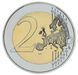 Coin Luxembourg 2 euro 2022 Bimetal UNC 10th wedding anniversary of Duke Guillaume and Duchess Stephanie