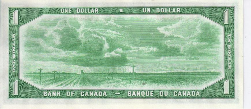Канада 1 долар 1955-1961 UNC (P75) Б06197 фото